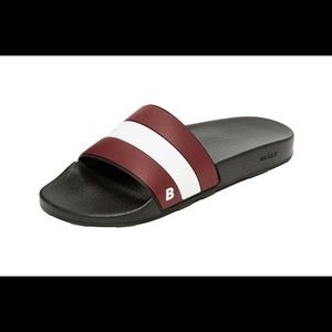 BALLY MENS SLIDES. 100% AUTHENTIC. MADE IN ITALY.